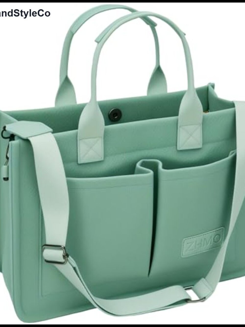 Large Canvas Tote Bag for Women, Work Nurse Teacher Laptop Purse, Crossbody